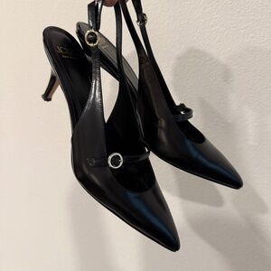 J crew black kitten heels - size 9